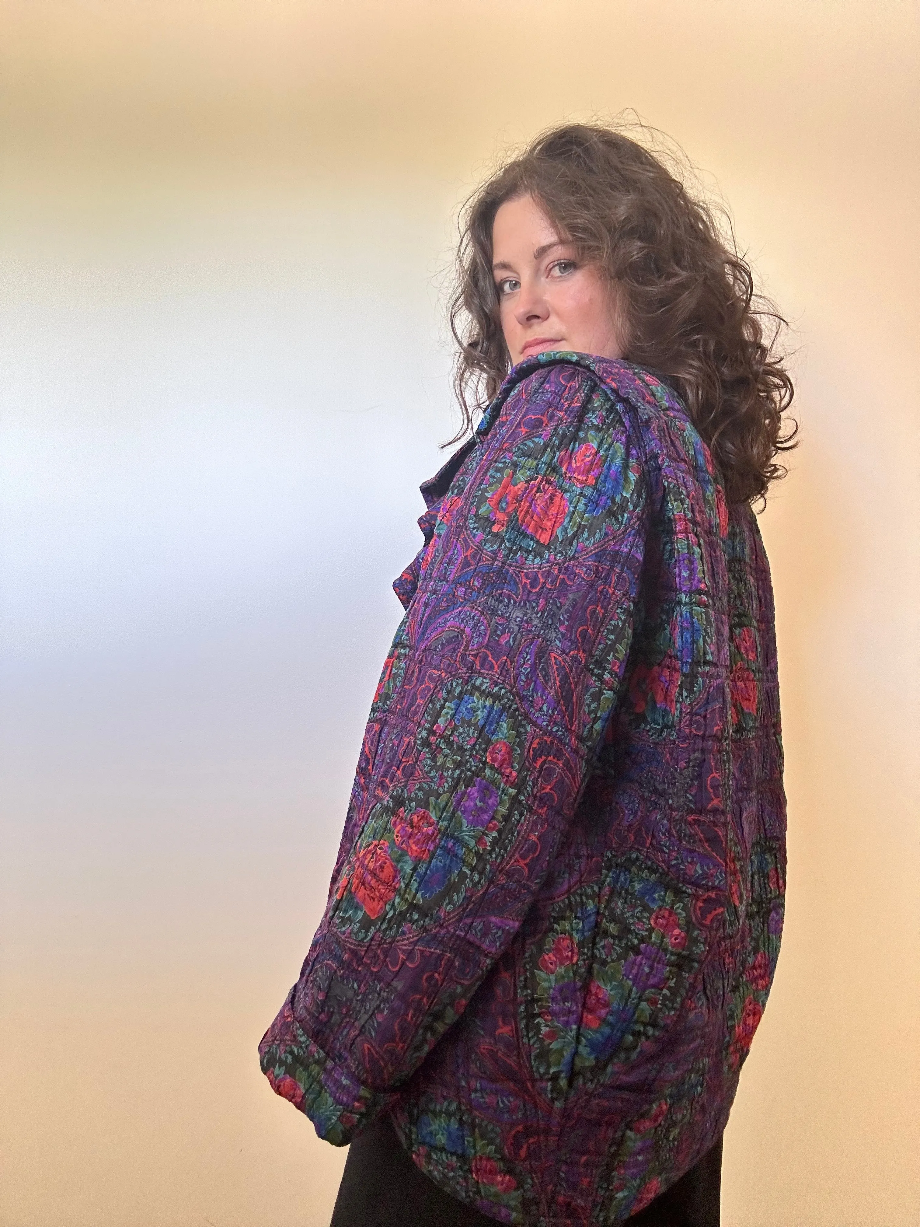 1980s Ungaro Parallele Quilted Jacket (10-14)