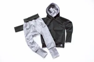 3-6y Light Grey Lightning Outfit - Grow With Me
