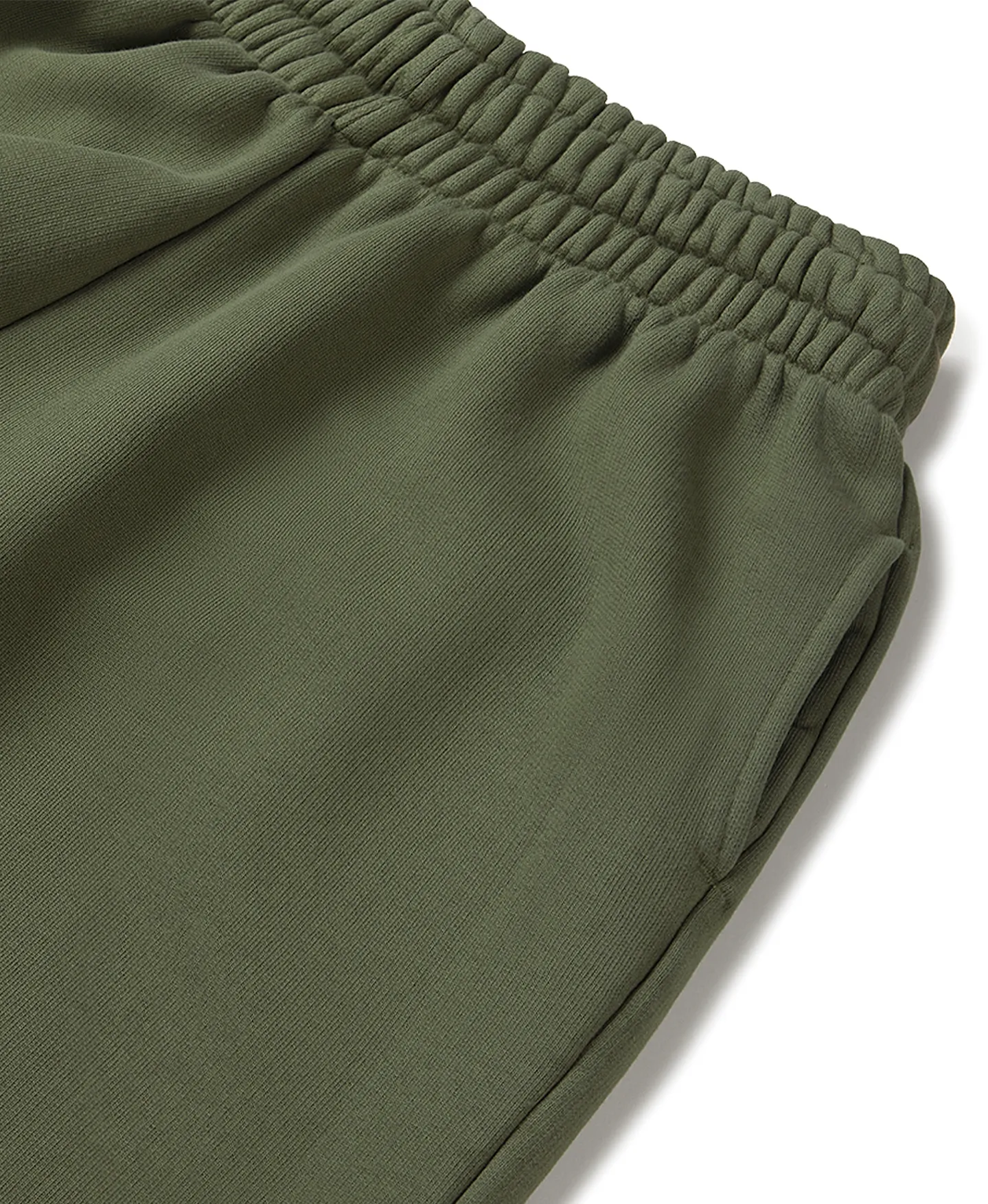 600 GSM 'Olive' Straight-leg Pants