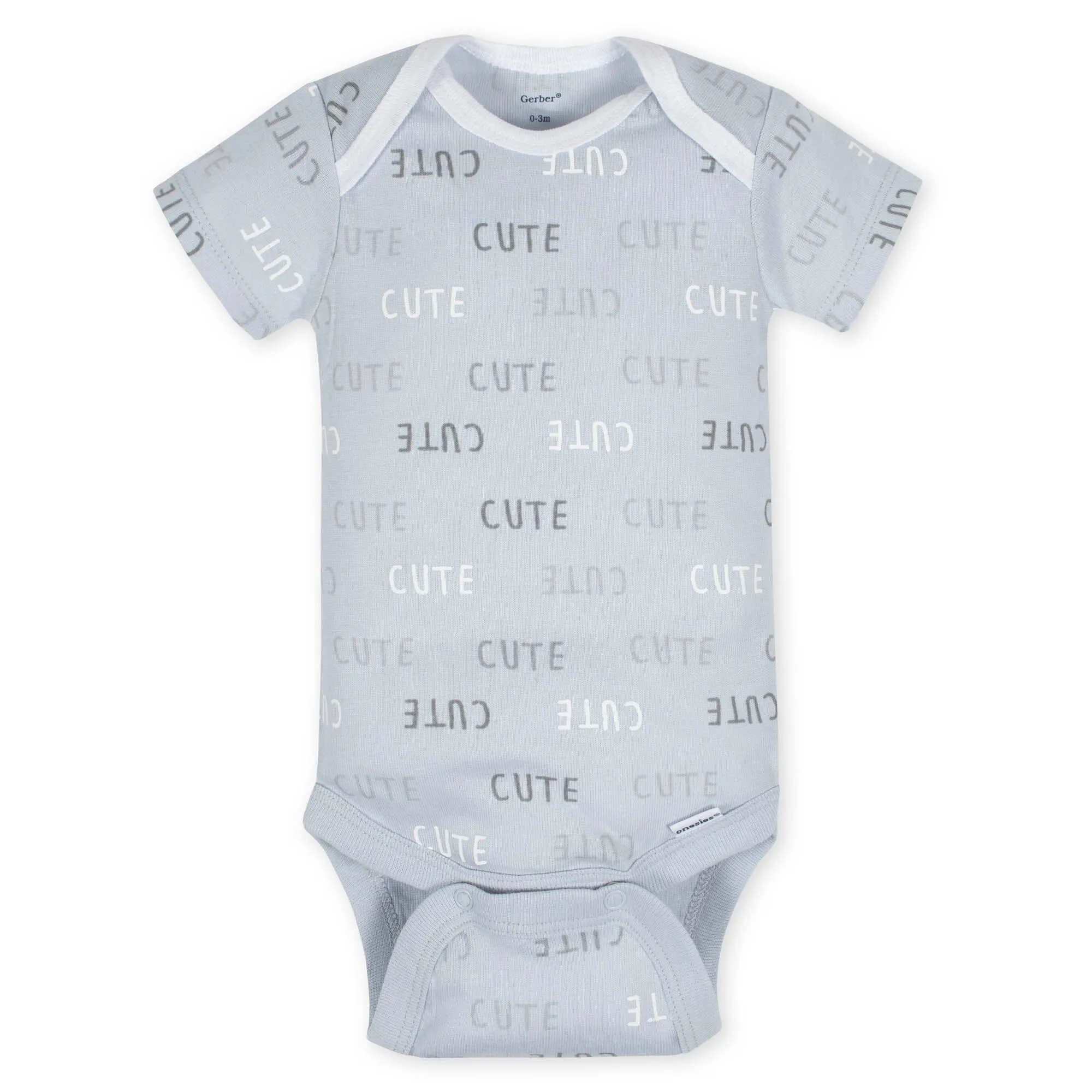 8-pack Baby Neutral Sheep Short Sleeve Onesies® Bodysuits