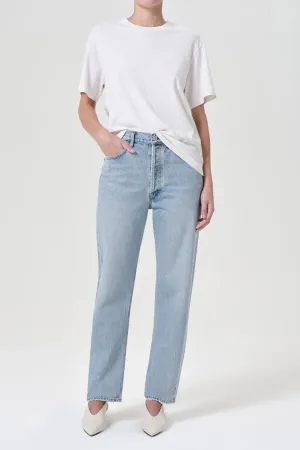 90's Mid Rise Straight Jean in Force