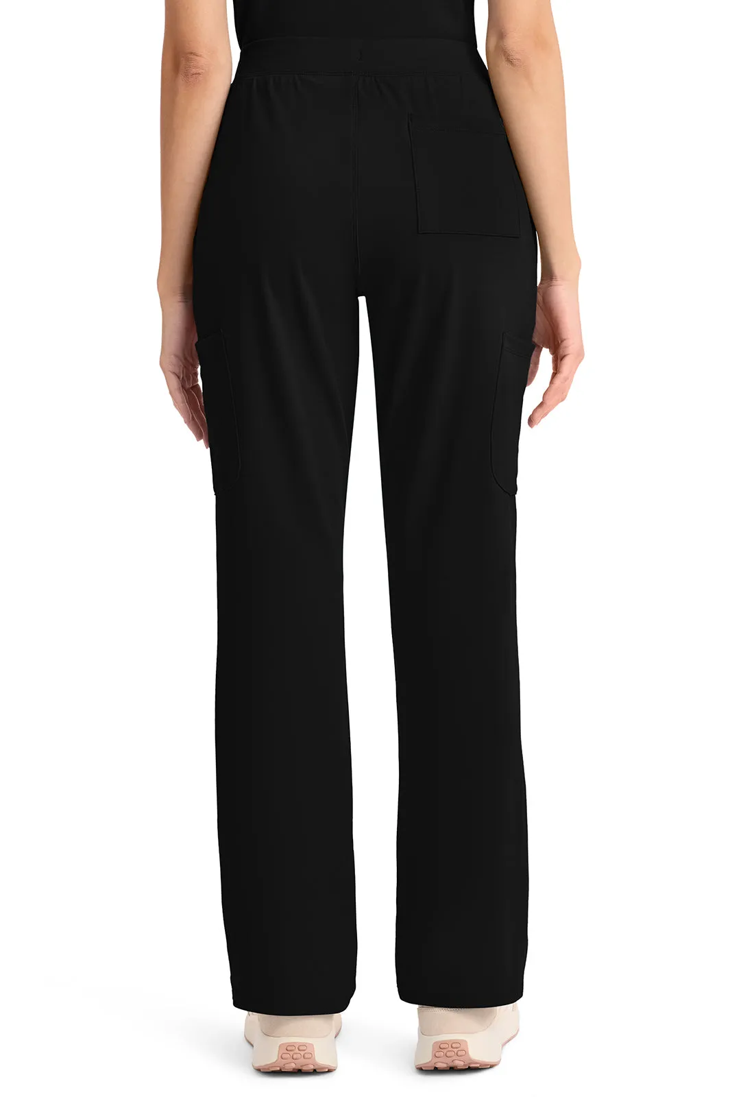 Achieve CK096 Women's 5-Pocket Straight Leg Pants Black