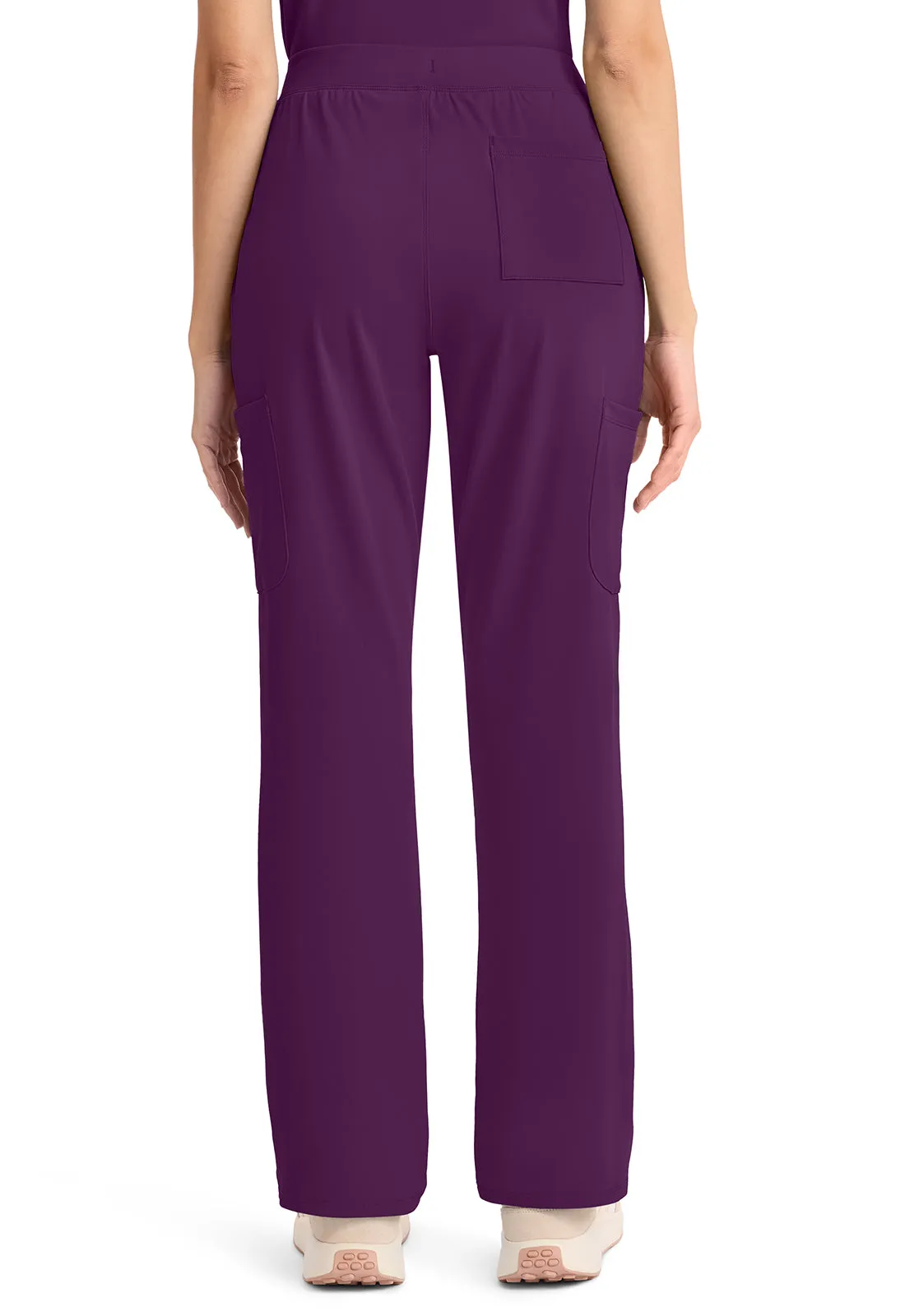 Achieve CK096 Women's 5-Pocket Straight Leg Pants Wild Mulberry