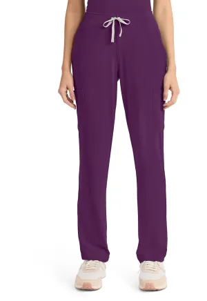 Achieve CK096 Women's 5-Pocket Straight Leg Pants Wild Mulberry