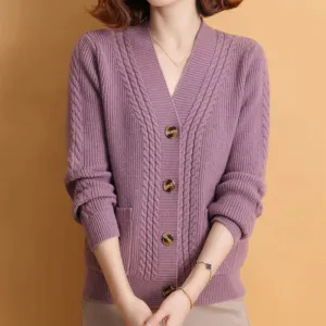 Aloisa - Cardigan avec col en V