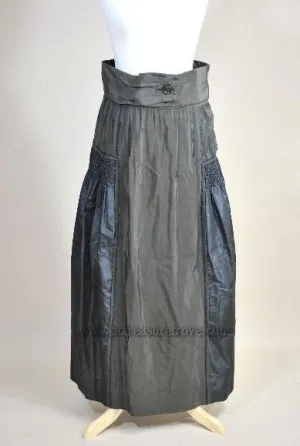 Antique Mid to Late 1910s Silk Skirt – WWI Era, Armistice