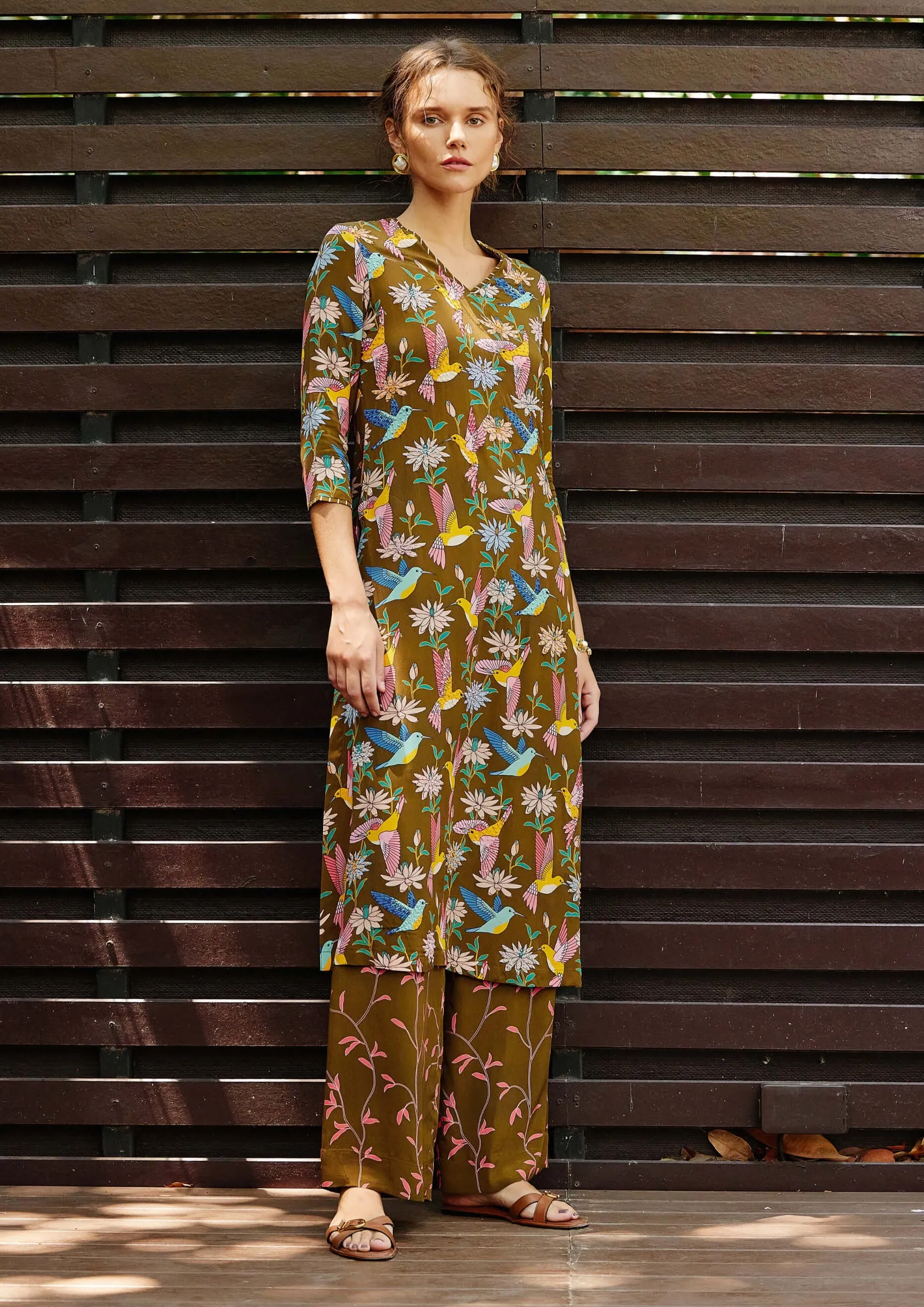 Aviary kurta and straight pants