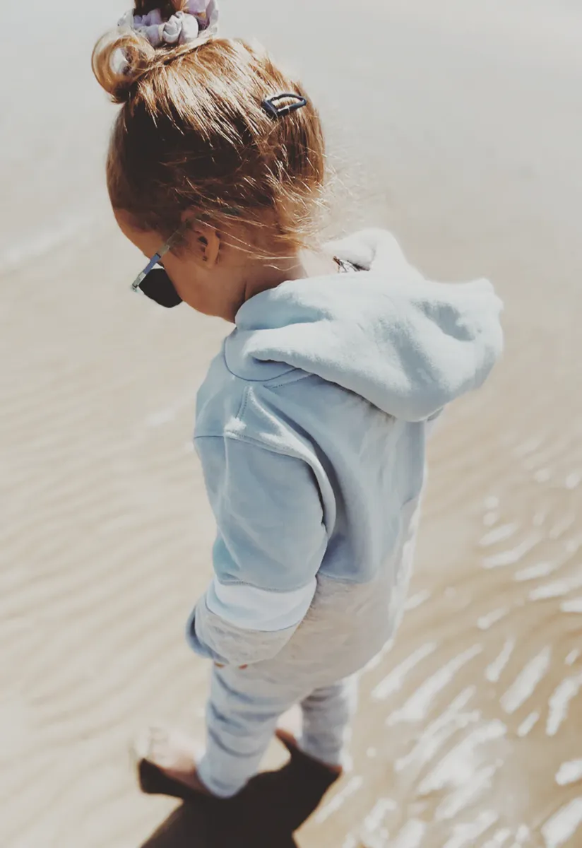 Baby Blue Hooded Sweatshirt