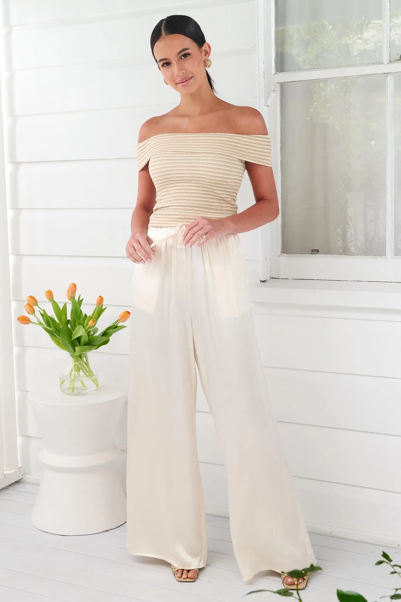 Bailey Pants - Cream