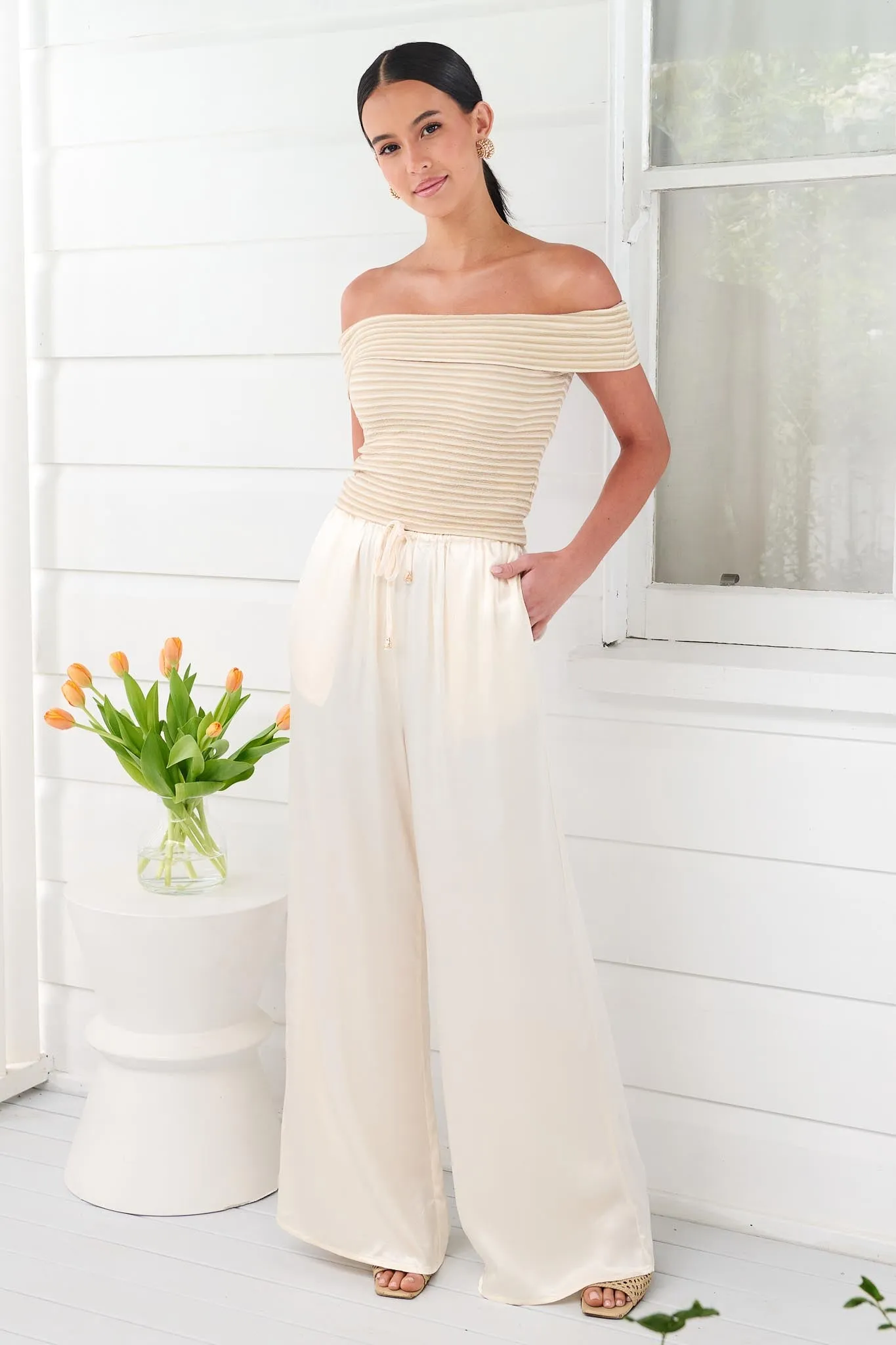 Bailey Pants - Cream