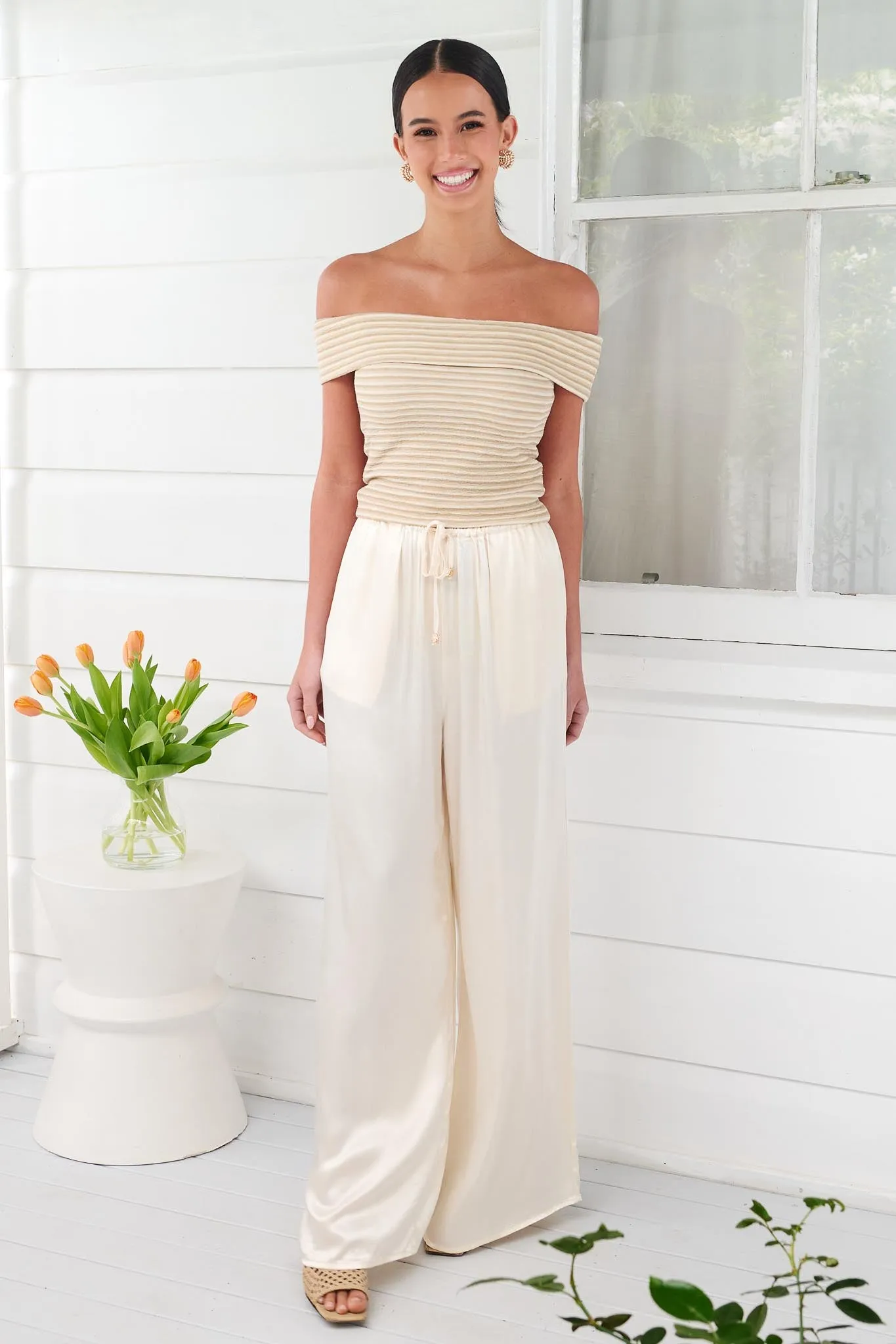 Bailey Pants - Cream