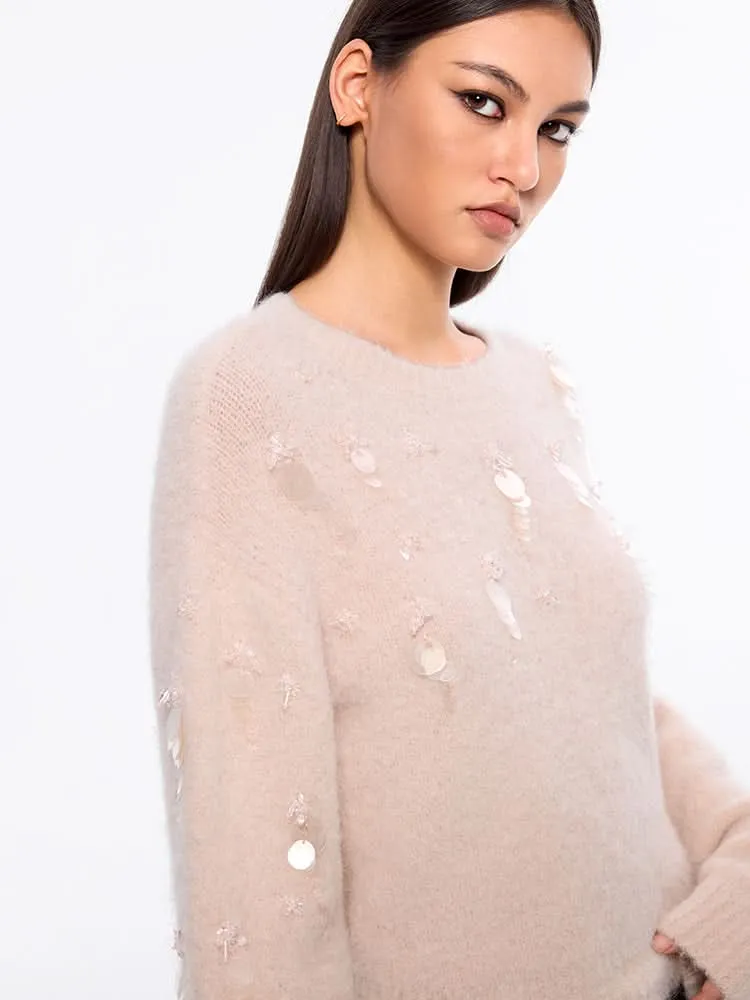 Beaded Sweater
