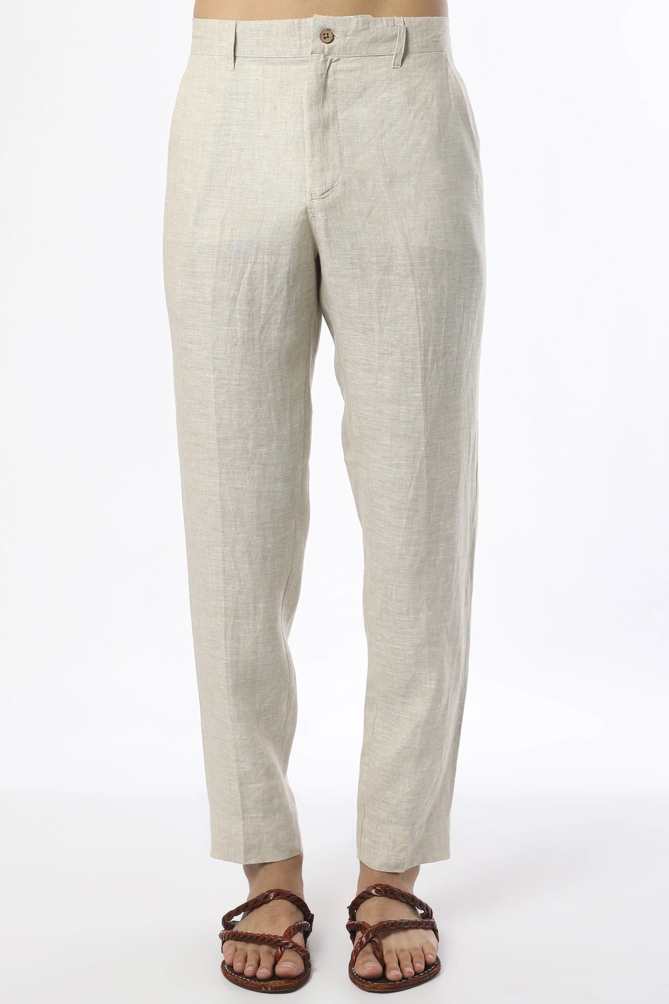 Beige Aligarhi Pants