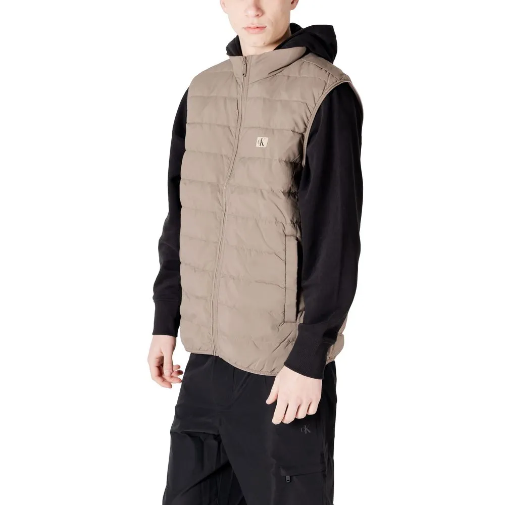 Beige Recycled Polyamide Jacket