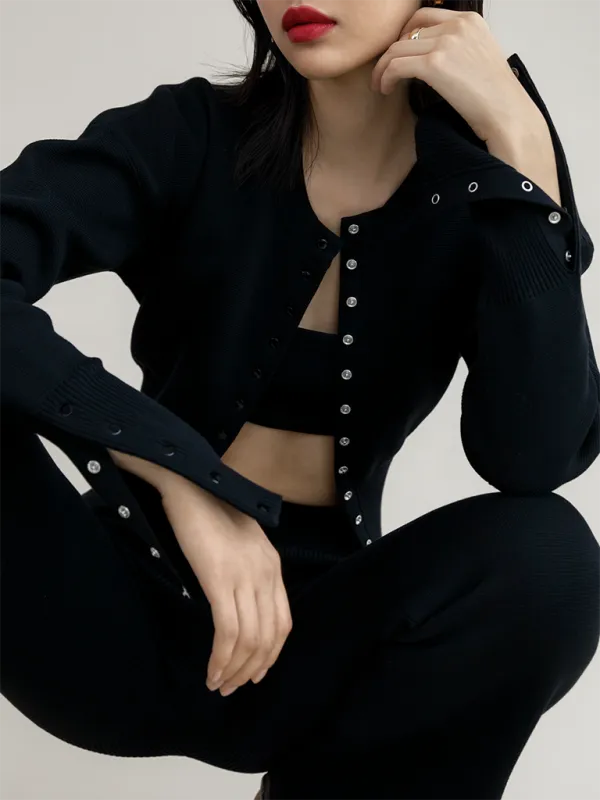BerryBetty - New Women's Fit Sexy Cardigan Button Sweater