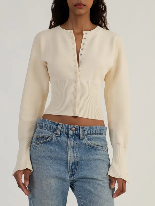 BerryBetty - New Women's Fit Sexy Cardigan Button Sweater