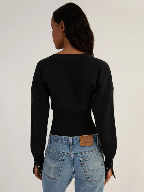 BerryBetty - New Women's Fit Sexy Cardigan Button Sweater