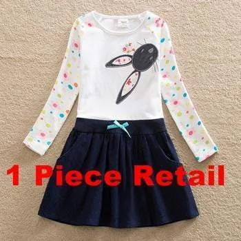 Best 2-8 Year Old Dresses For Girls Cartoon Princess Party Children Beauty