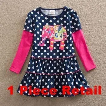 Best 2-8 Year Old Dresses For Girls Cartoon Princess Party Children Beauty