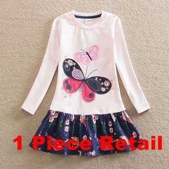 Best 2-8 Year Old Dresses For Girls Cartoon Princess Party Children Beauty