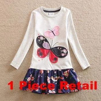 Best 2-8 Year Old Dresses For Girls Cartoon Princess Party Children Beauty
