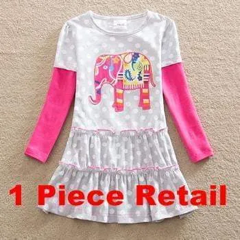 Best 2-8 Year Old Dresses For Girls Cartoon Princess Party Children Beauty