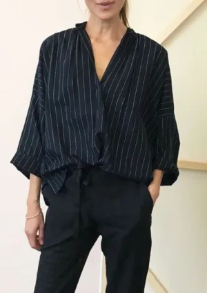 Black & White Stripe Two Shirt