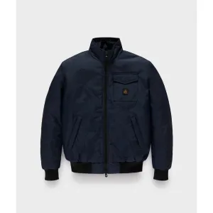 Blue Polyamide Men Jacket