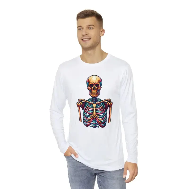 Bold Skeleton Long Sleeve Aop Shirt