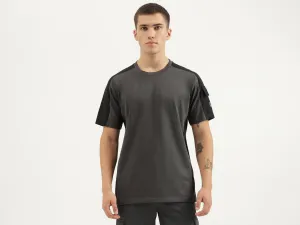 Boxy Fit Round Neck Color Block T-shirts