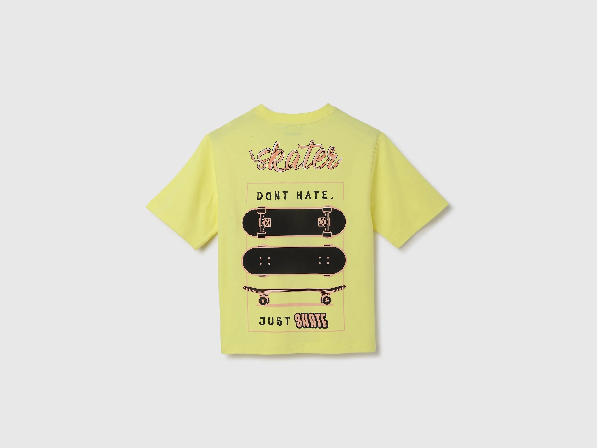 Boxy Fit Round Neck Printed T-shirts