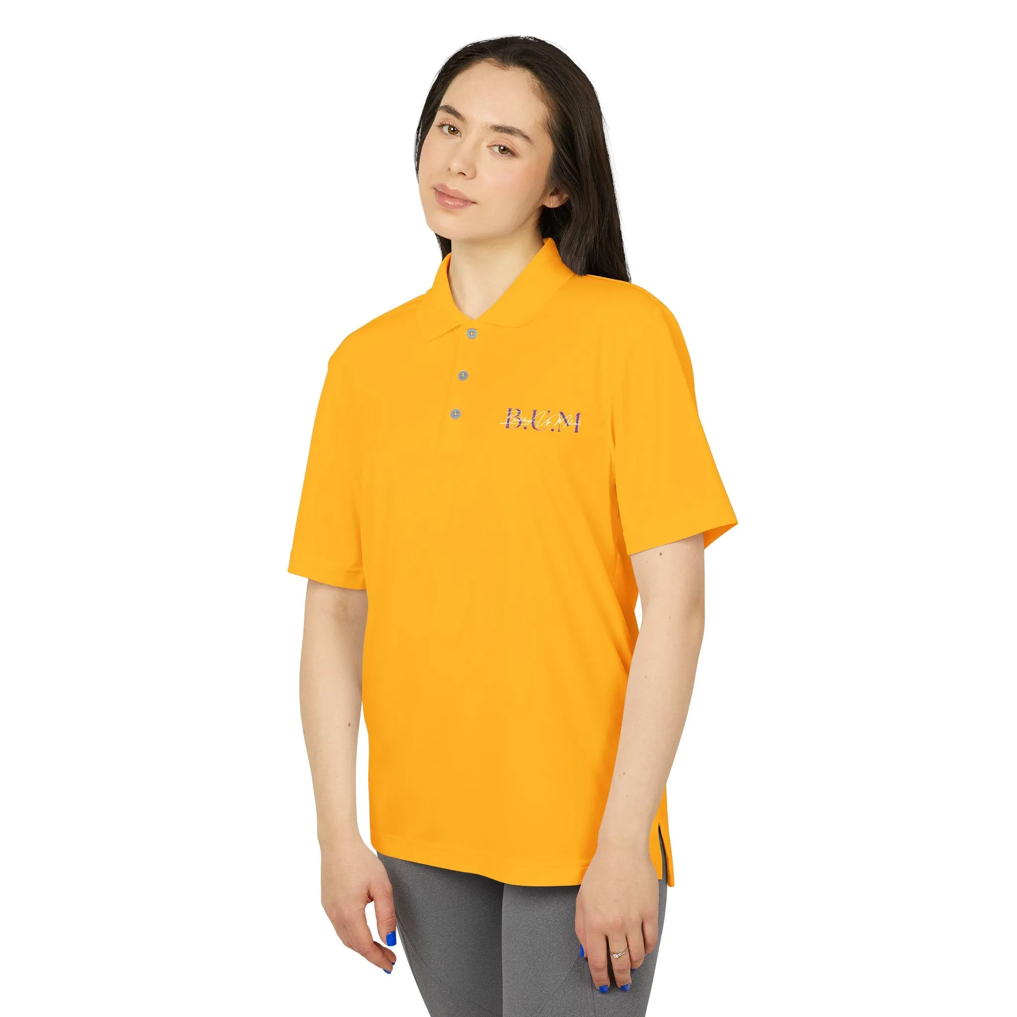 Bright Orange Performance Polo for Active Life – Perfect for Sports & Casual Wear
