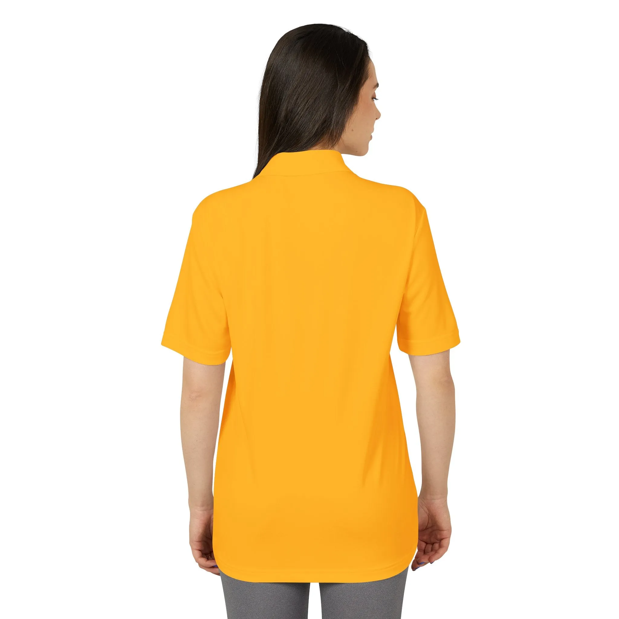 Bright Orange Performance Polo for Active Life – Perfect for Sports & Casual Wear