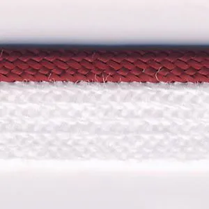Bright Piping #17 Garnet & White