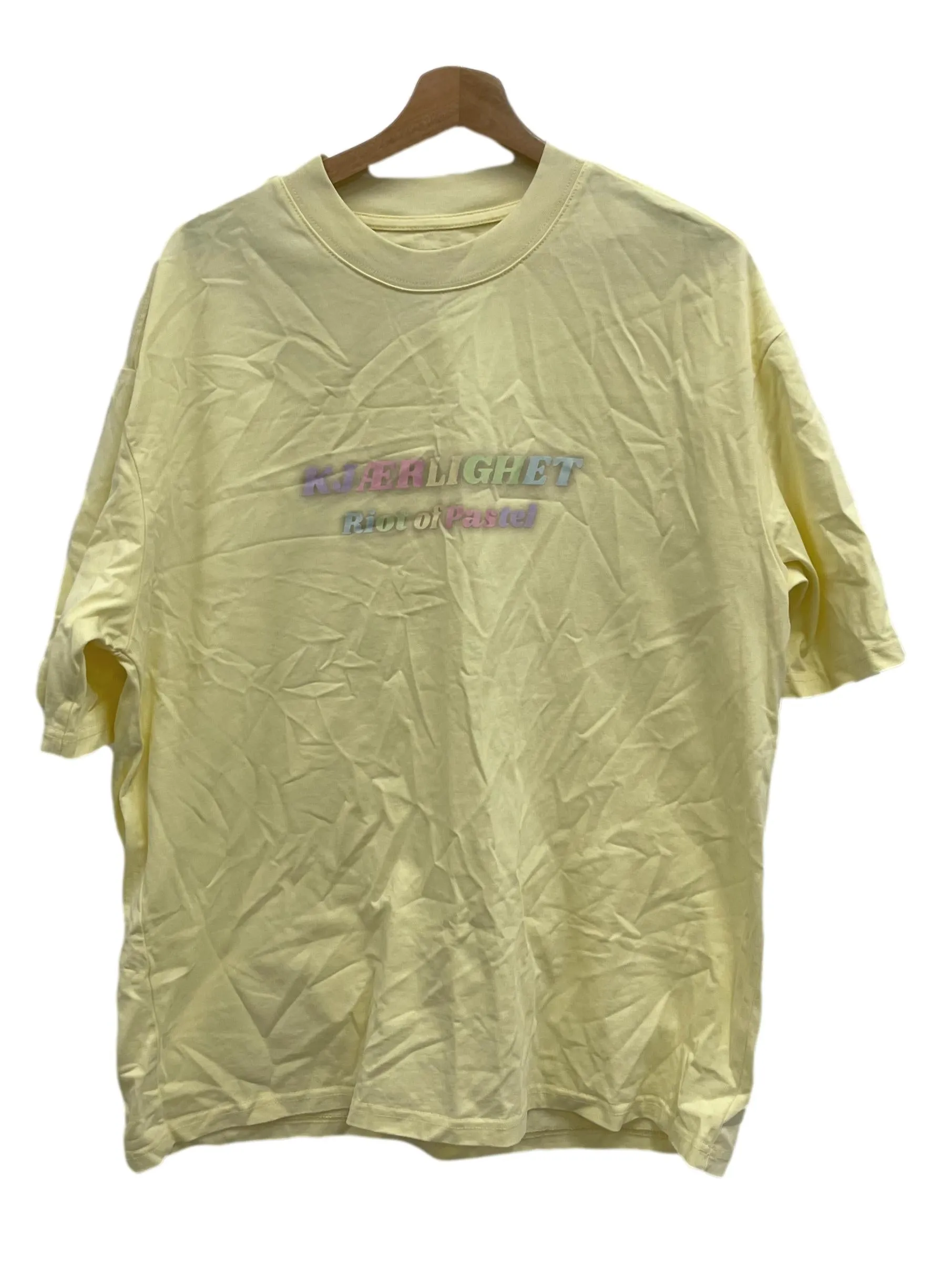 Bright Yellow Roundneck Graphic Tee