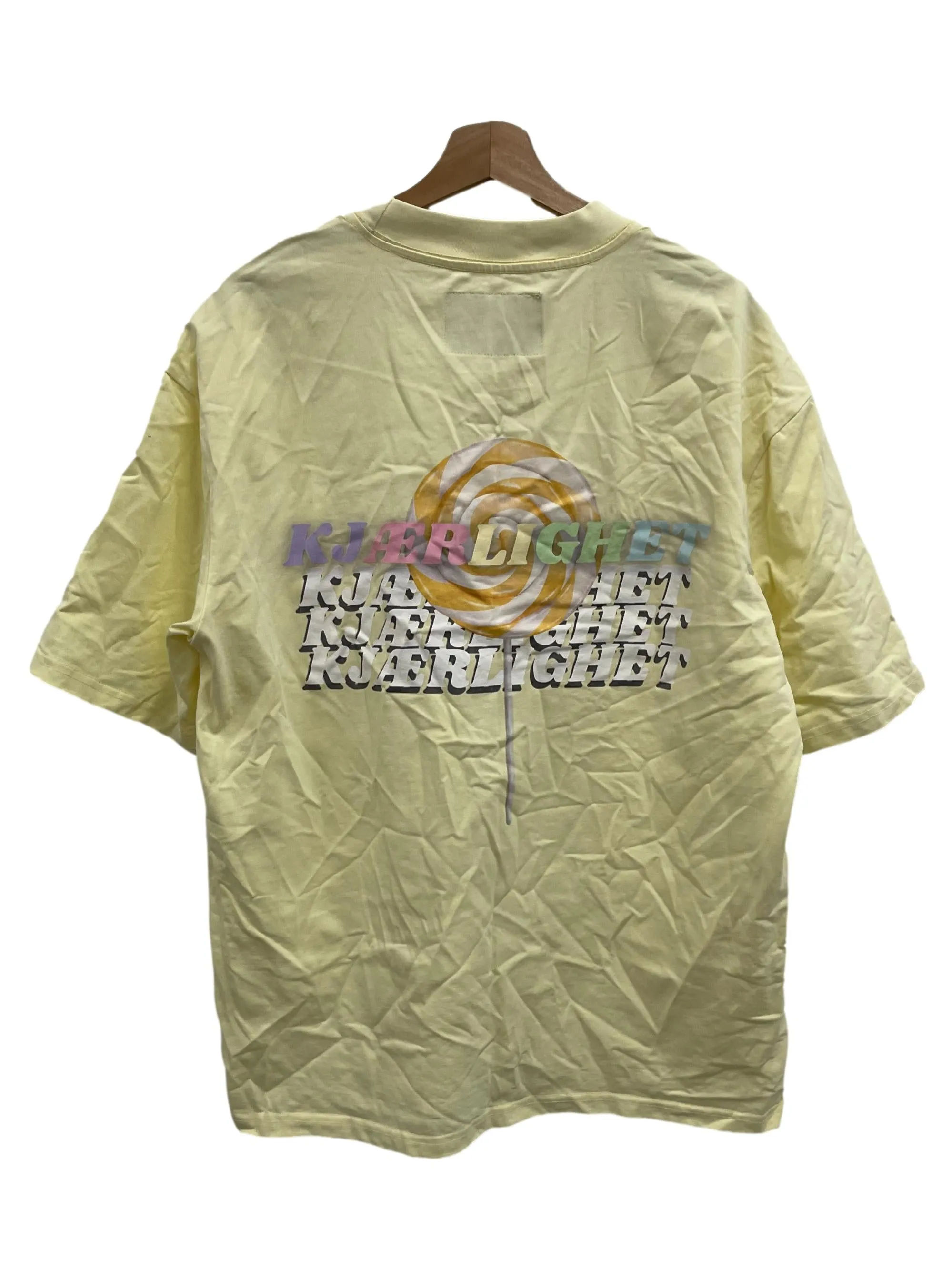 Bright Yellow Roundneck Graphic Tee