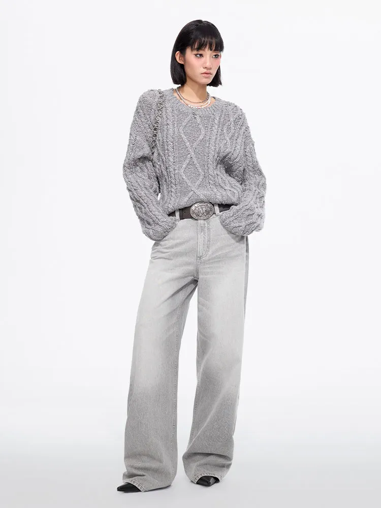 Cable-Knit Cardigan