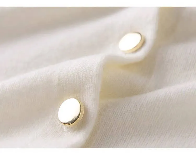Cashmere Cape with Buttons