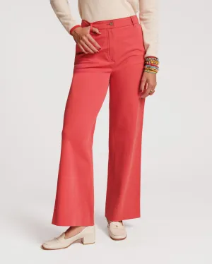 Charlotte Pant Cotton - Red