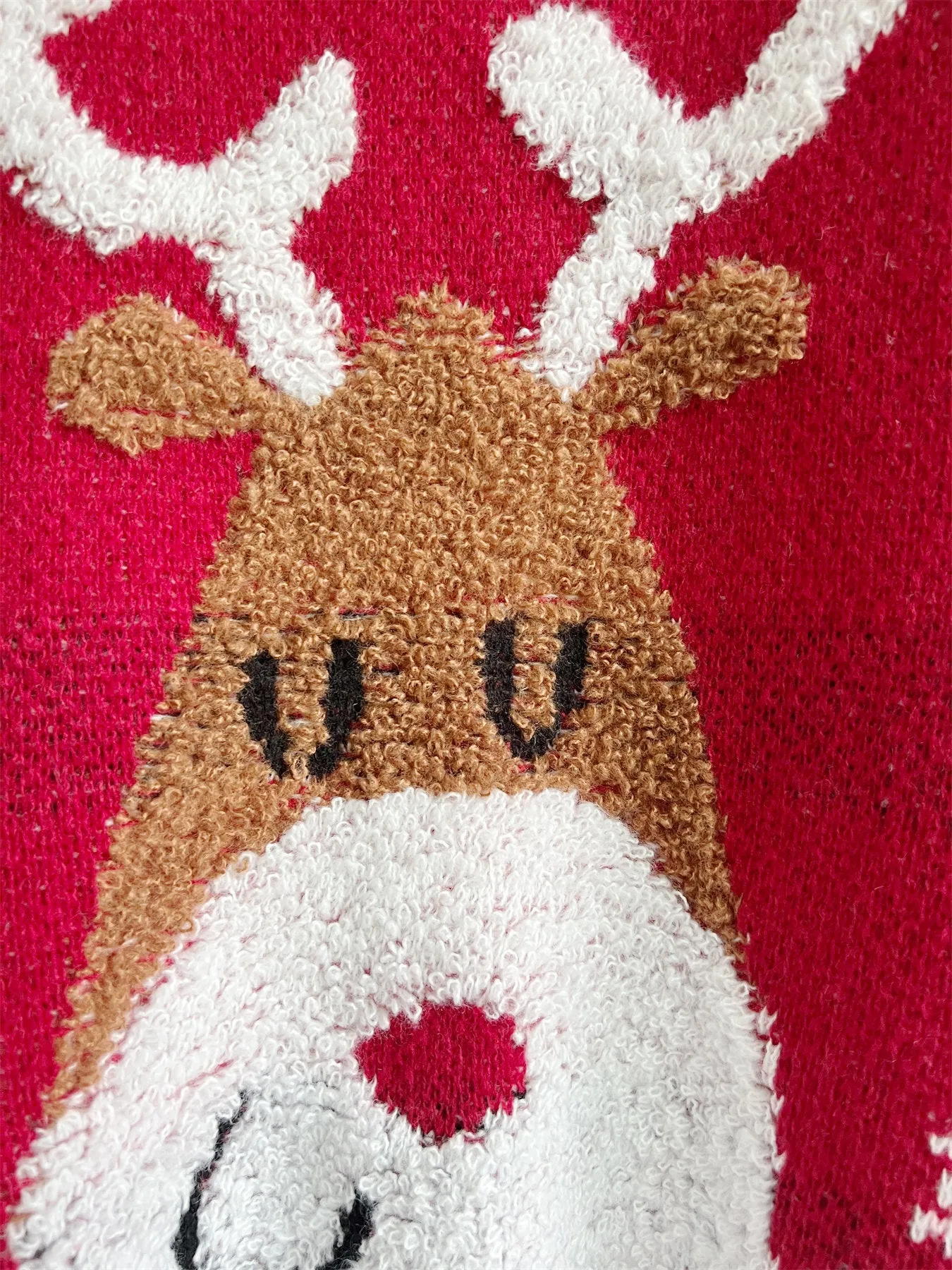 Christmas Crewneck Casual Stretchy Knitted Sweater