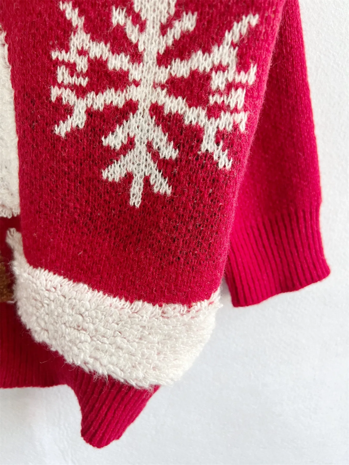Christmas Crewneck Casual Stretchy Knitted Sweater