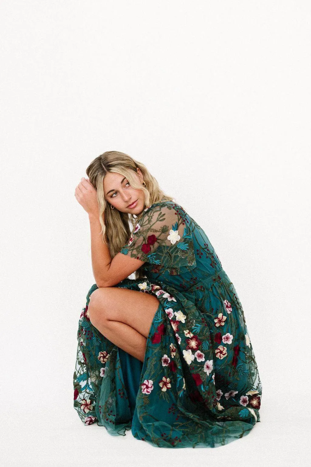 Claya Dress in Emerald | Nursing Friendly