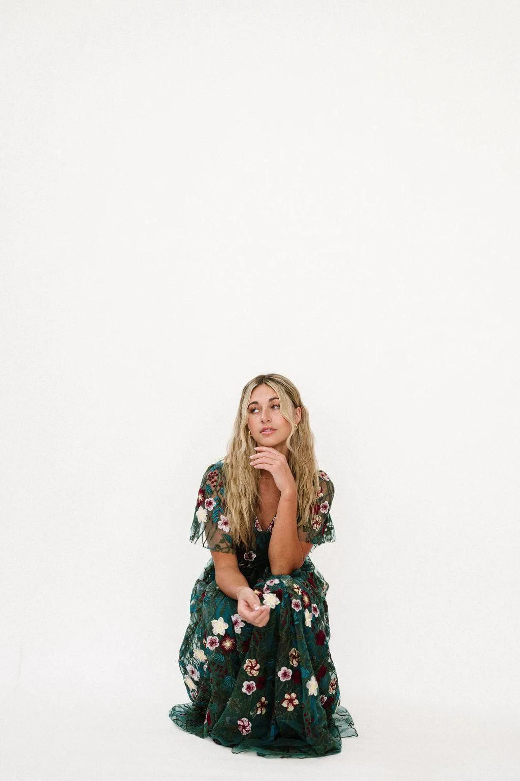 Claya Dress in Emerald | Nursing Friendly