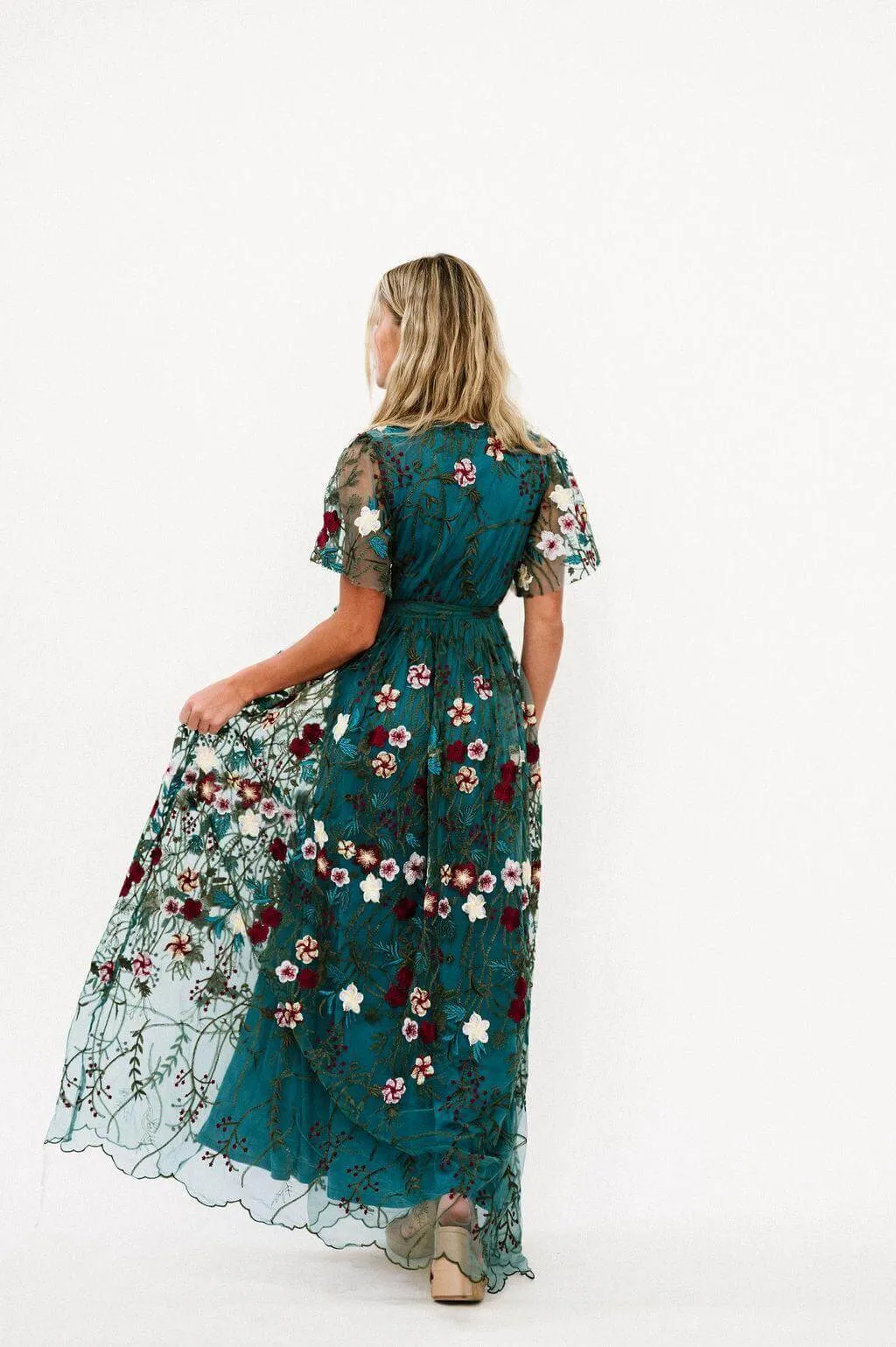 Claya Dress in Emerald | Nursing Friendly
