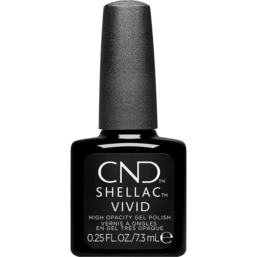 CND Shellac - Vivid Collection - Black Tuxedo #700 / 0.25 fl. oz. - 7.3 mL.