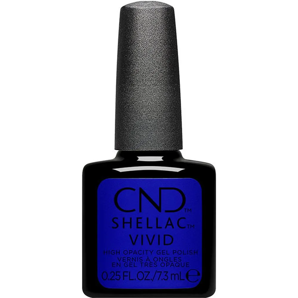 CND Shellac - Vivid Collection - Lazuli Blue #705 / 0.25 fl. oz. - 7.3 mL.