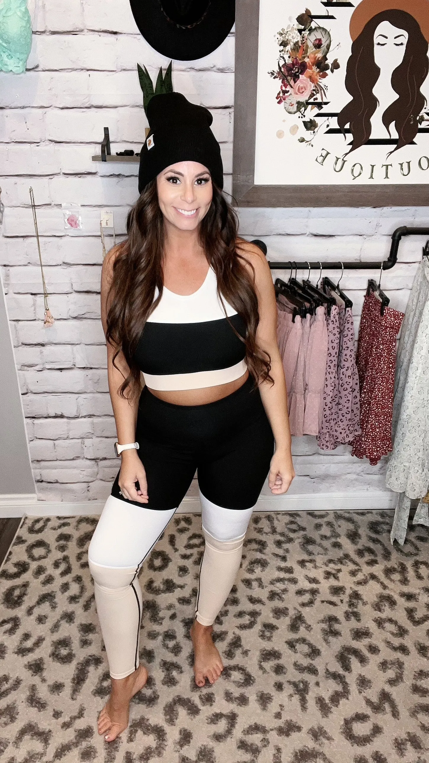 Color block yoga pants