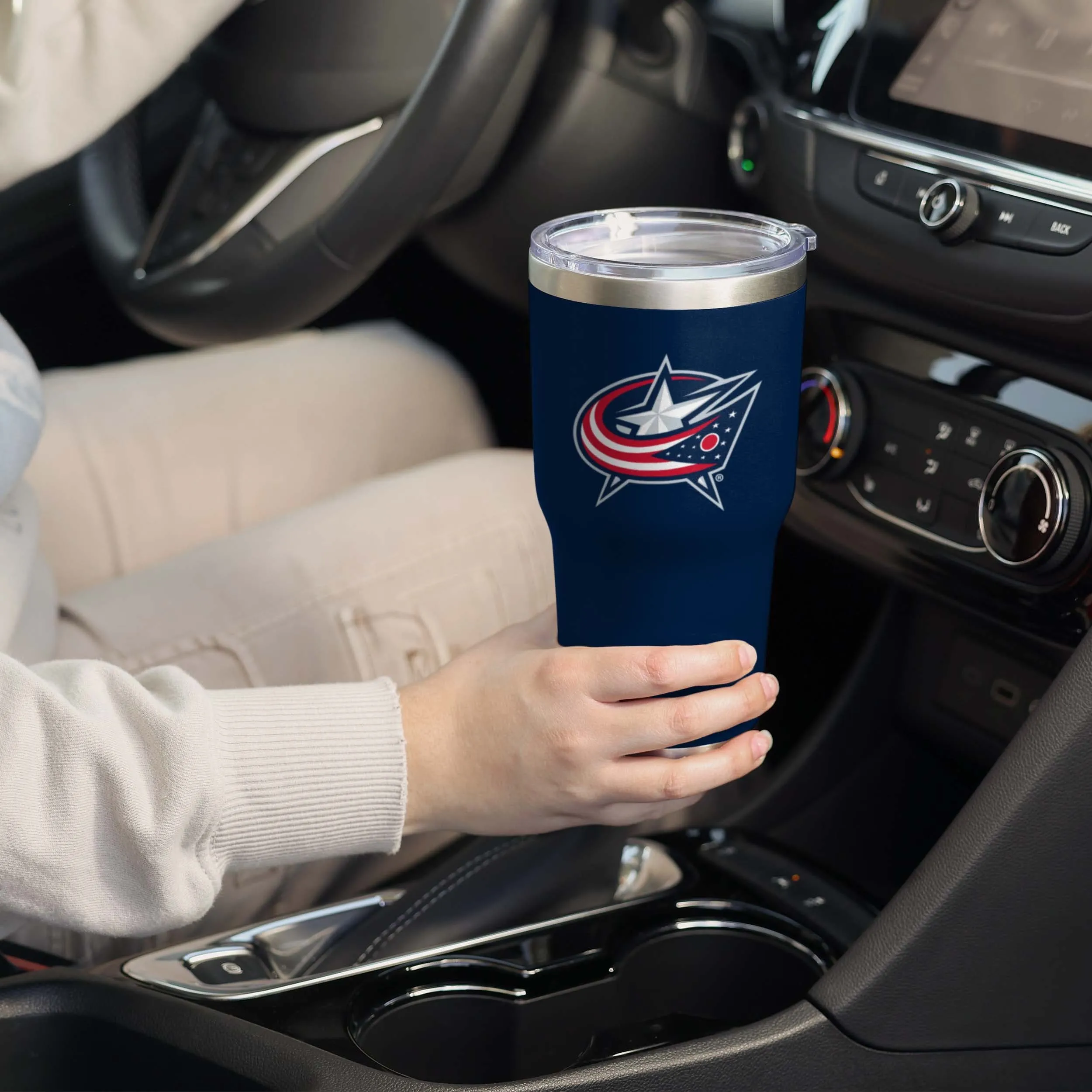 Columbus Blue Jackets Team Logo 30 oz Tumbler