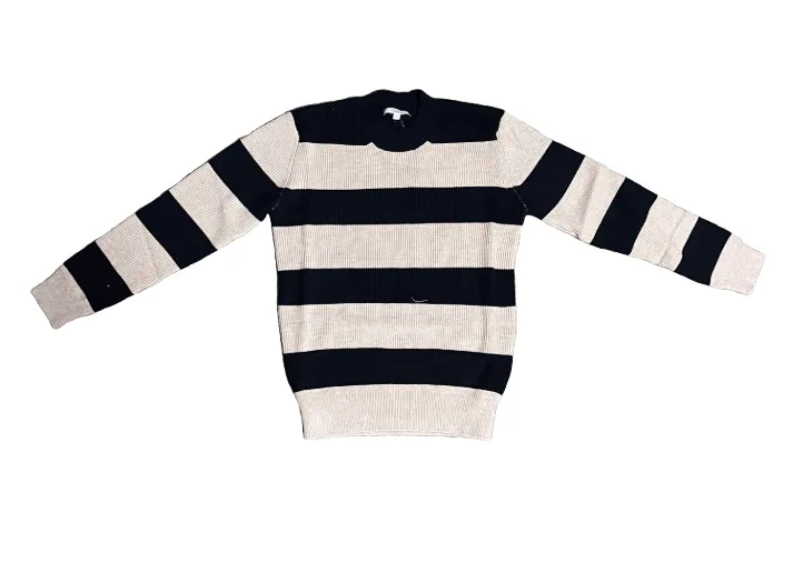 Corfu Womens Bold Stripe Knit Pullover