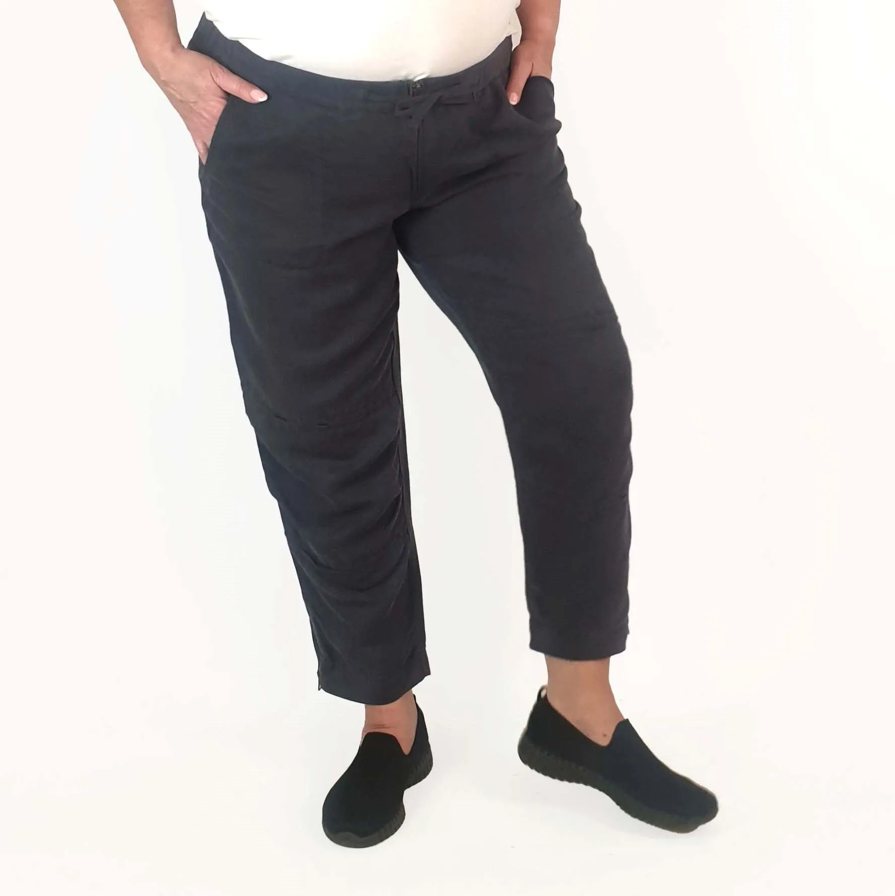 Country Road grey linen mix pants size 16